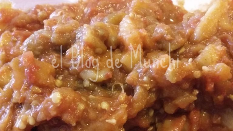 Ensalada Tibia de Berenjena y Tomate
