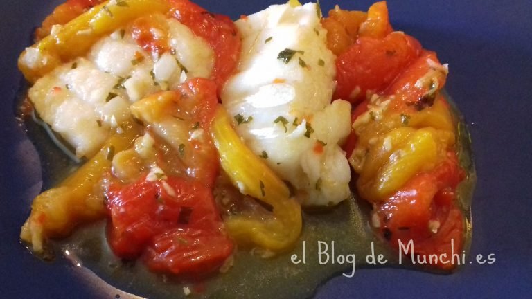 Bacalao con Pimientos Asados