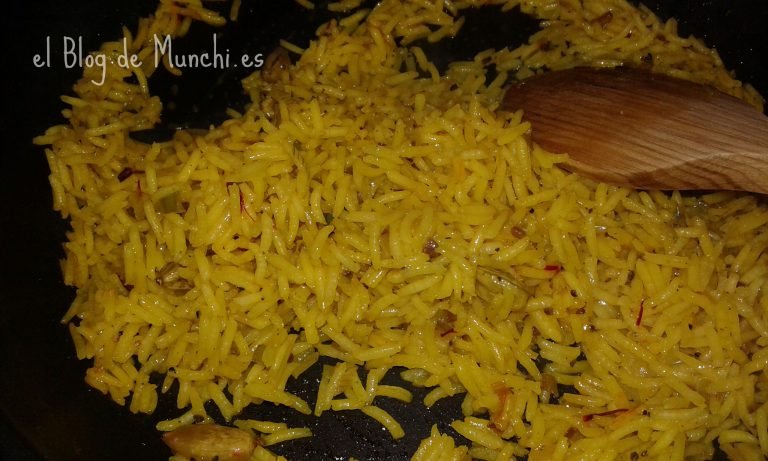 Arroz con Cardamomo y Azafrán